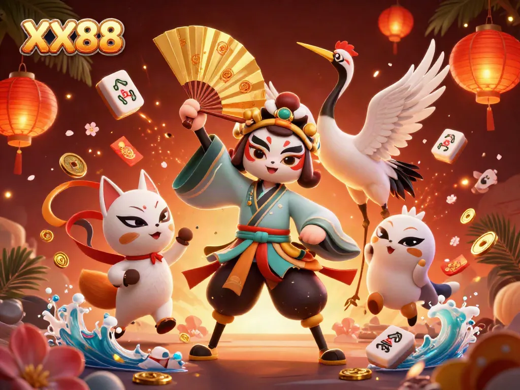 Experience thrilling gameplay at XX88 with vibrant characters and exciting casino elements.