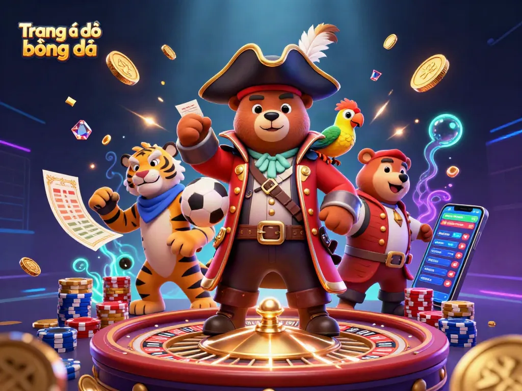Engage with Trang cá độ bóng đá in this vibrant scene of sports betting excitement.