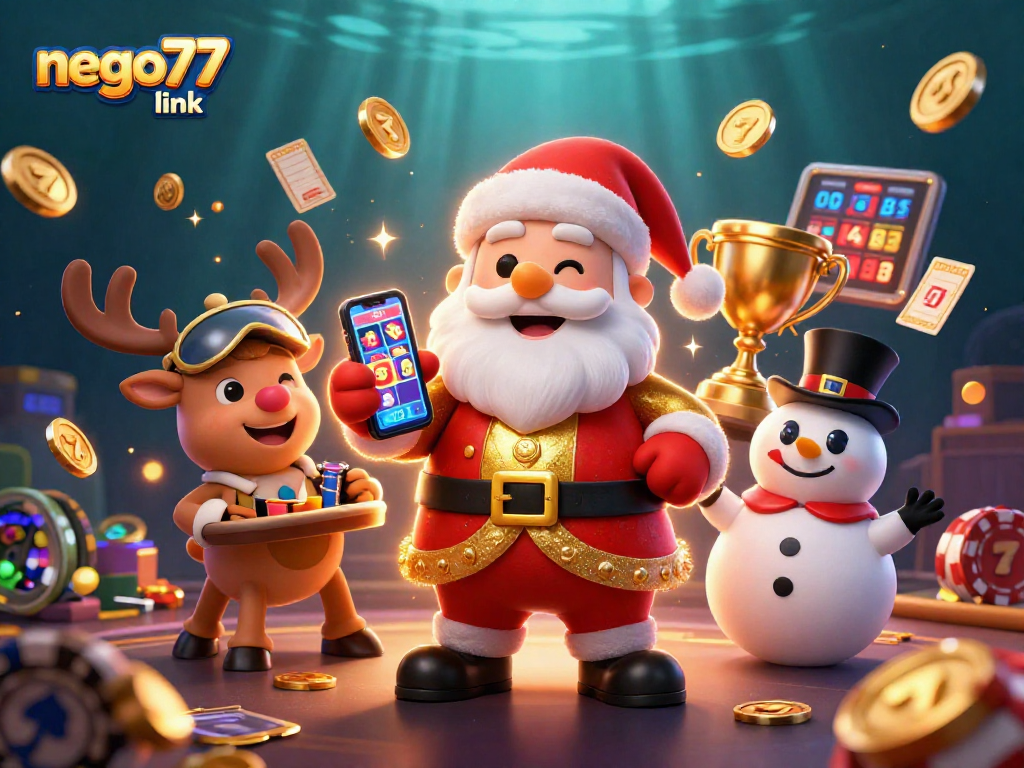 Bet big and win with the nego77 link as Santa and friends showcase exciting jackpot slots.