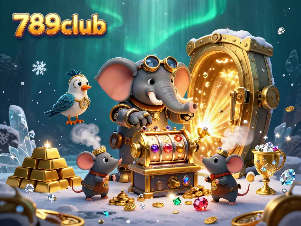 Experience thrilling jackpots with the 789club slot machine operated by a steampunk elephant engineer.