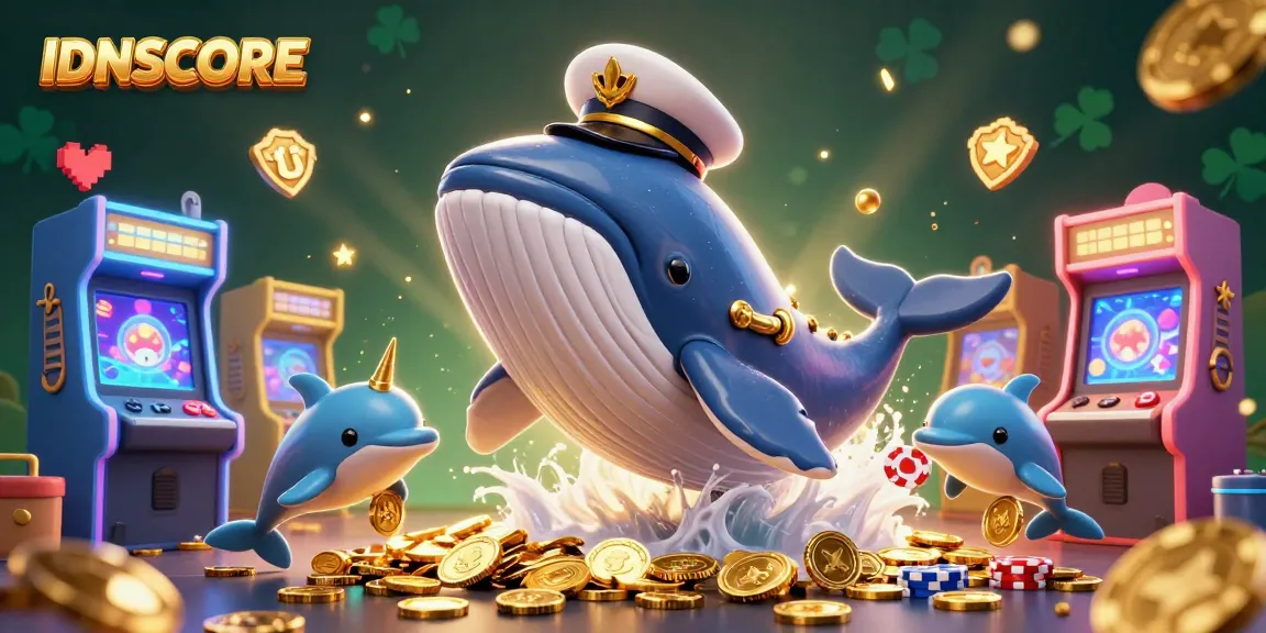 Experience winning strategies at IDNSCORE with a vibrant casino-themed 3D rendering.