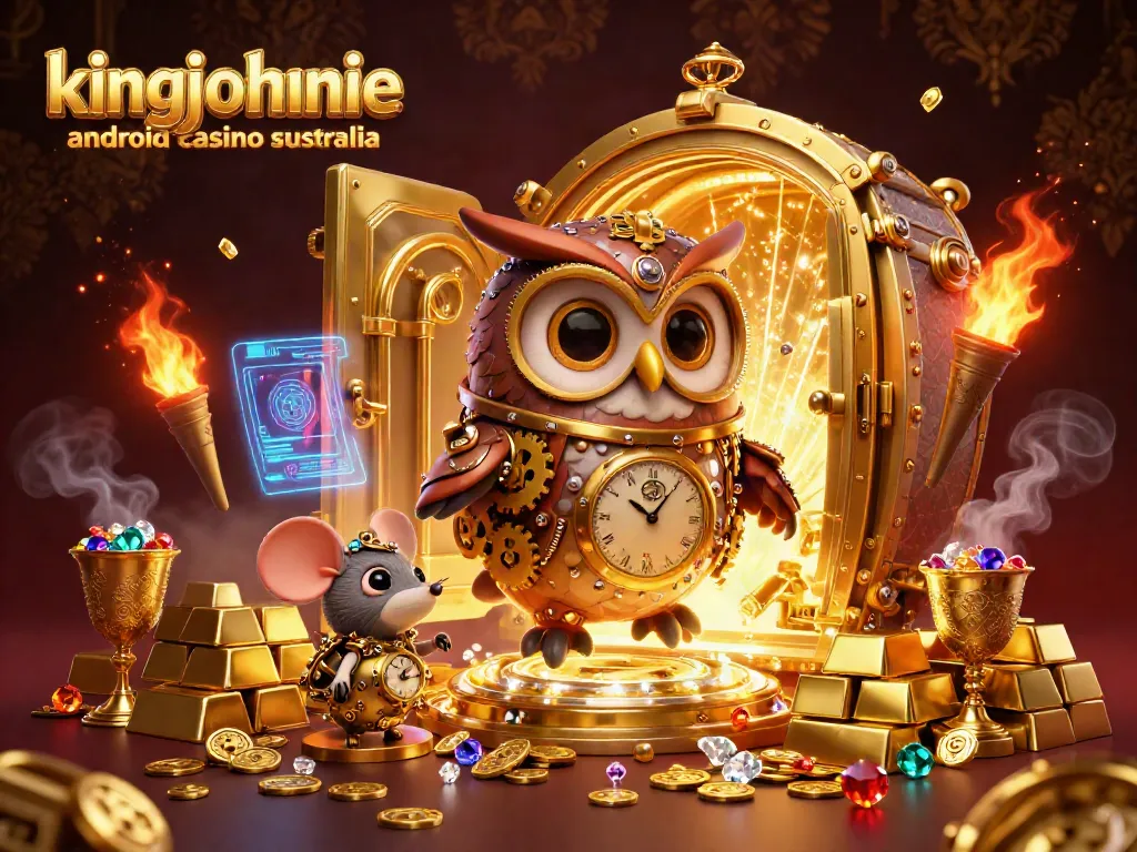 Experience the magic of kingjohnnie android casino australia with vibrant 3D casino elements and characters.